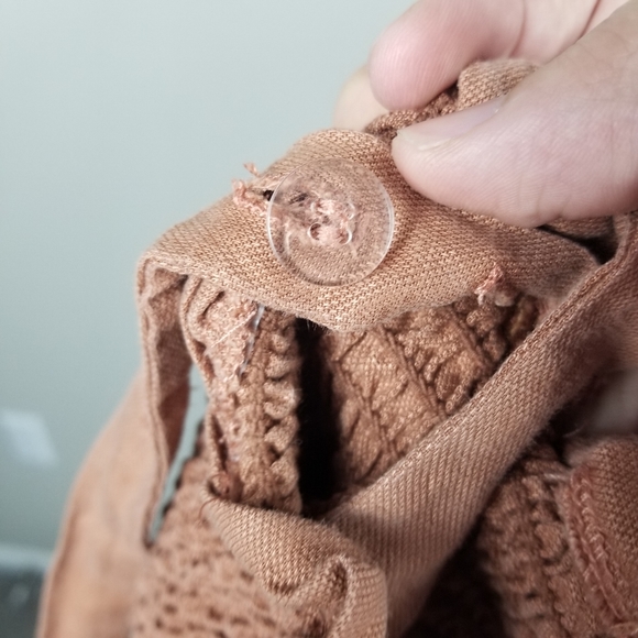 Vetta The Smocked Tier Dress in New Clay Linen Tencel Blend Size XS - Picture 11 of 12